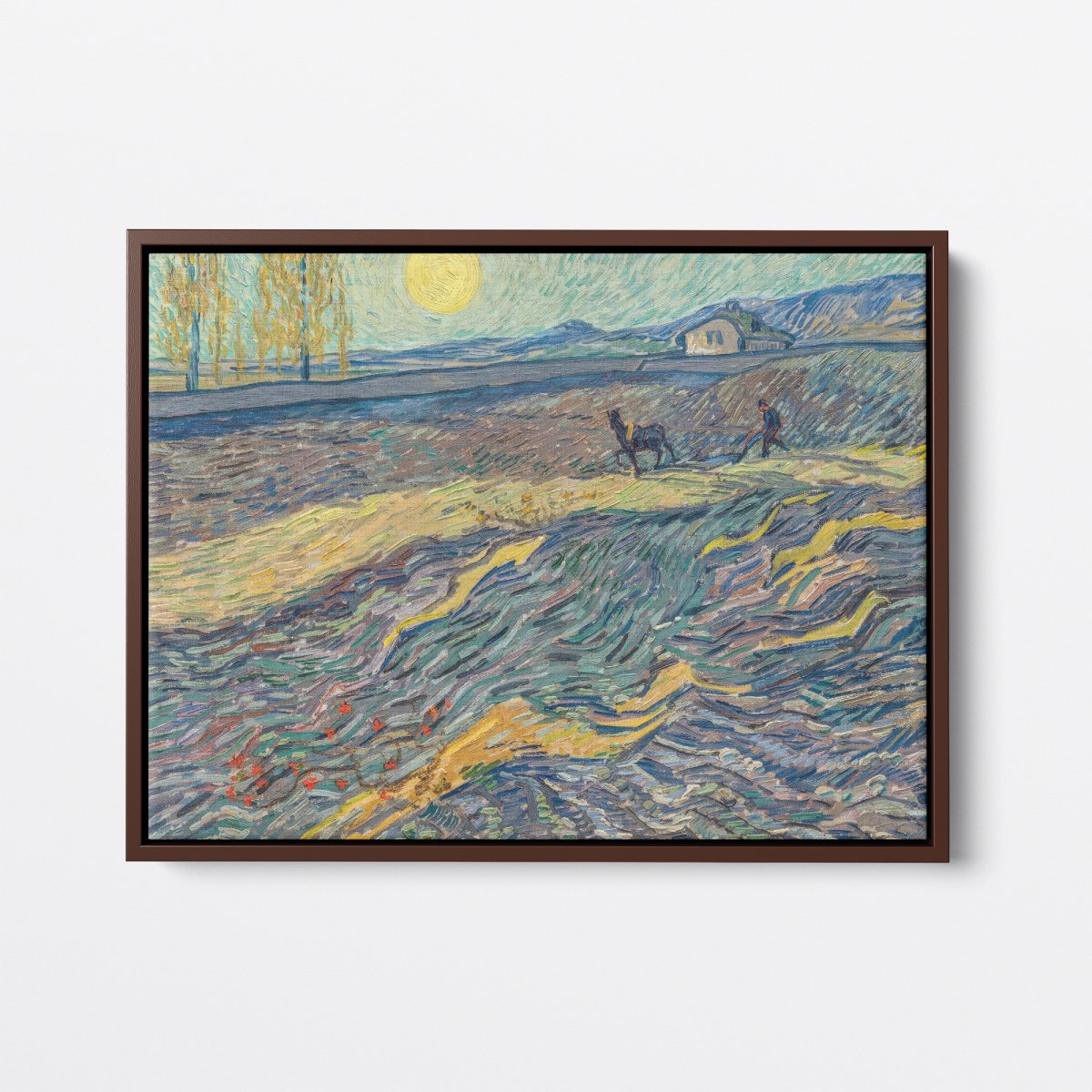 Field with Plowing Farmers | Vincent van Gogh | Ave Legato Art Prints