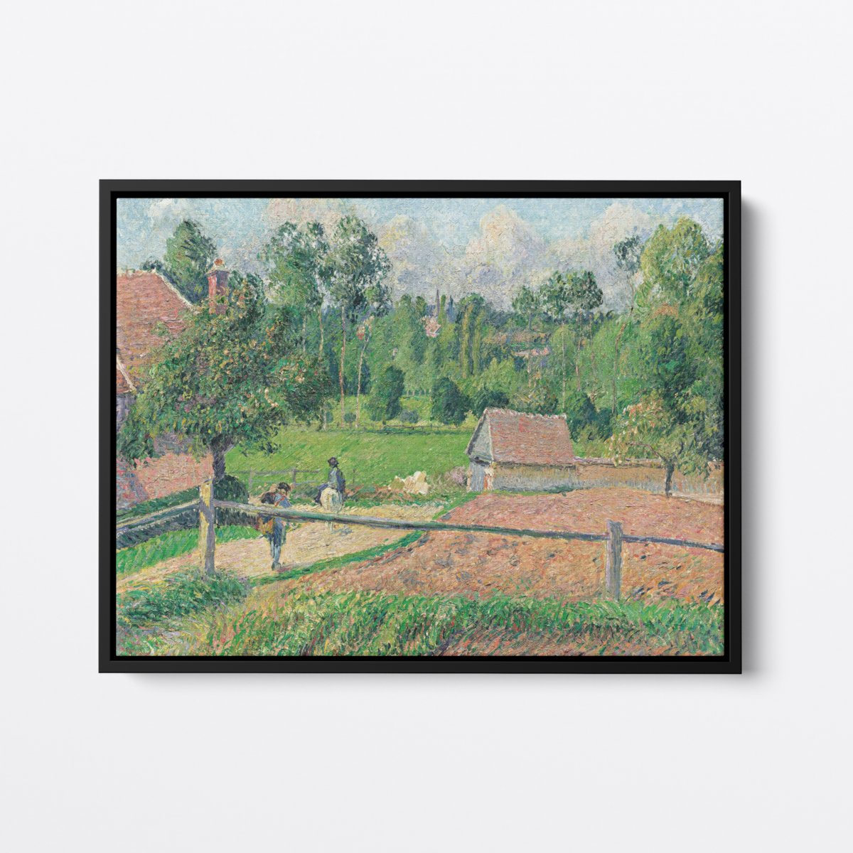 Fields at Eragny | Camille Pissarro | Ave Legato | Canvas Art Prints | Vintage Artwork