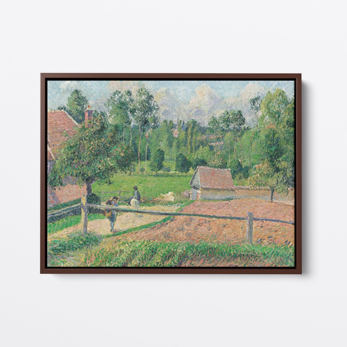 Fields at Eragny | Camille Pissarro | Ave Legato | Canvas Art Prints | Vintage Artwork