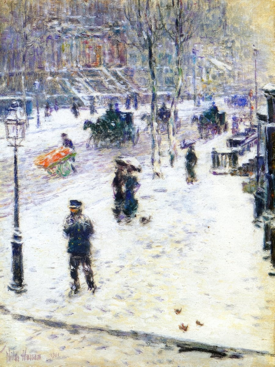 Fifth Avenue, Winter Day | Childe Hassam | Ave Legato Art Prints