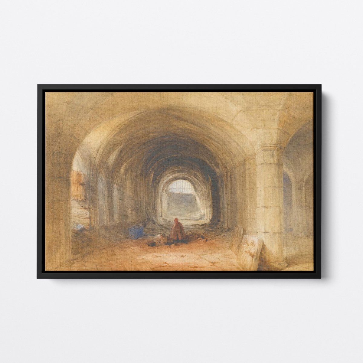 Figures in a Vaulted Passage | William Evans | Ave Legato Art Prints