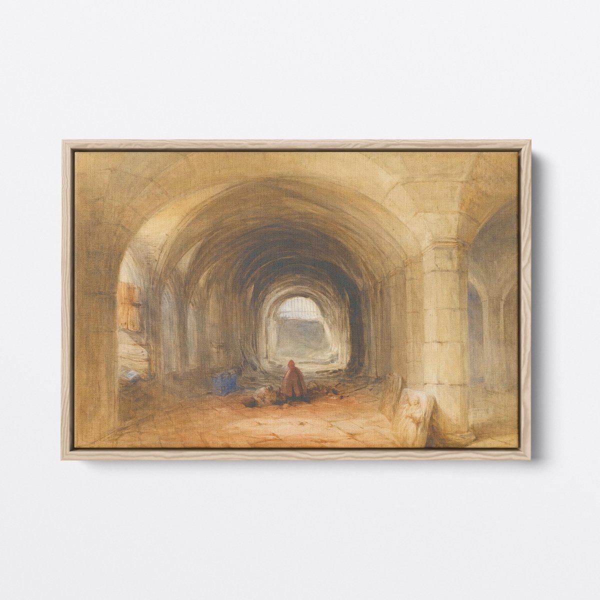 Figures in a Vaulted Passage | William Evans | Ave Legato Art Prints