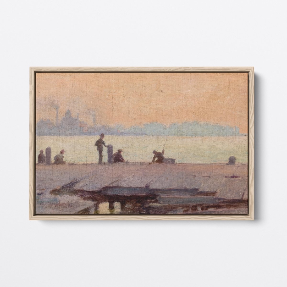 Fishermen on the Dock | Charles Curran | Ave Legato Art Prints