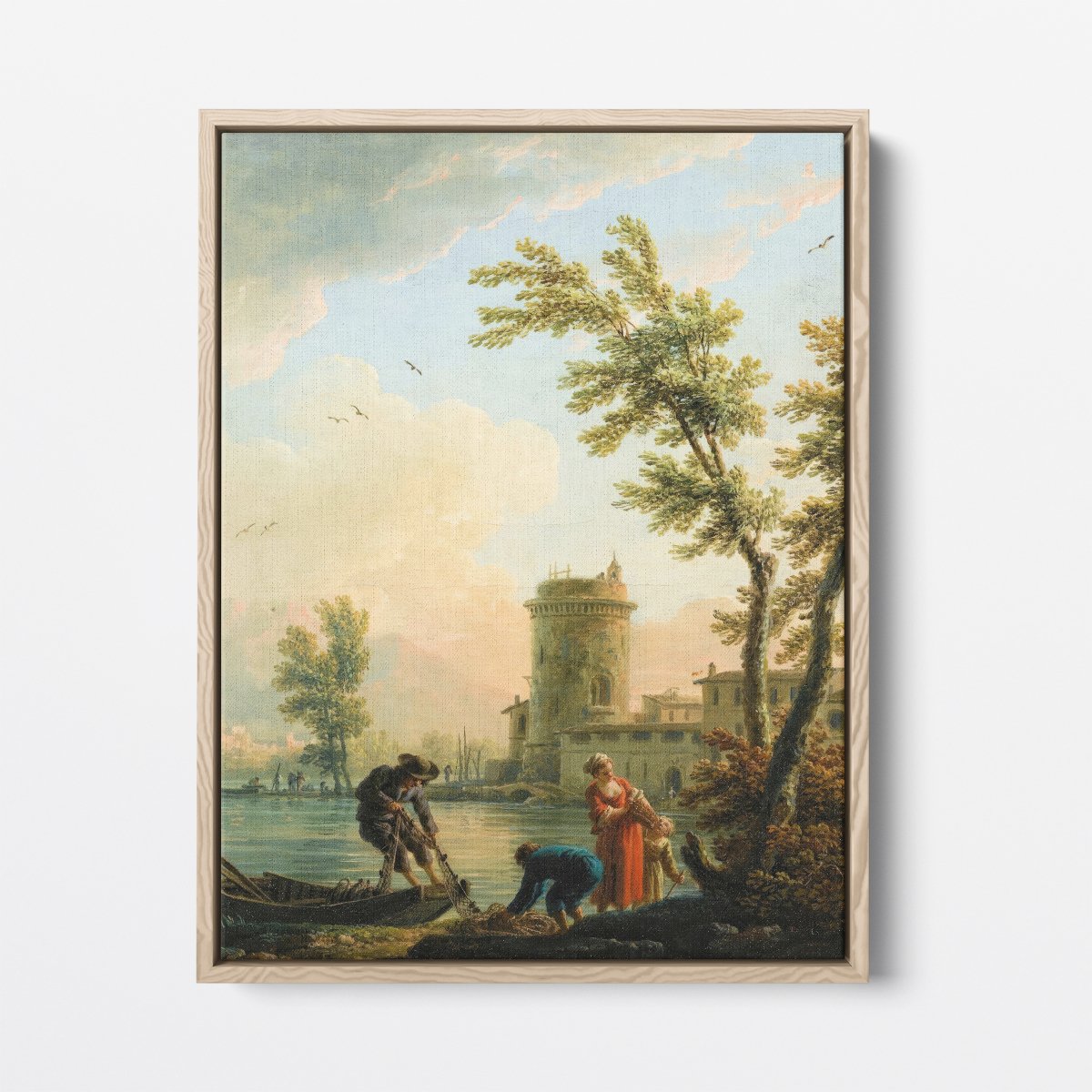 Fishers At Sunrise | Claude Vernet | Ave Legato Art Prints