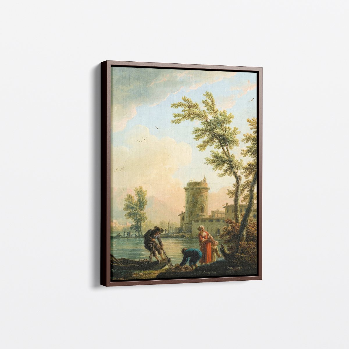 Fishers At Sunrise | Claude Vernet | Ave Legato Art Prints