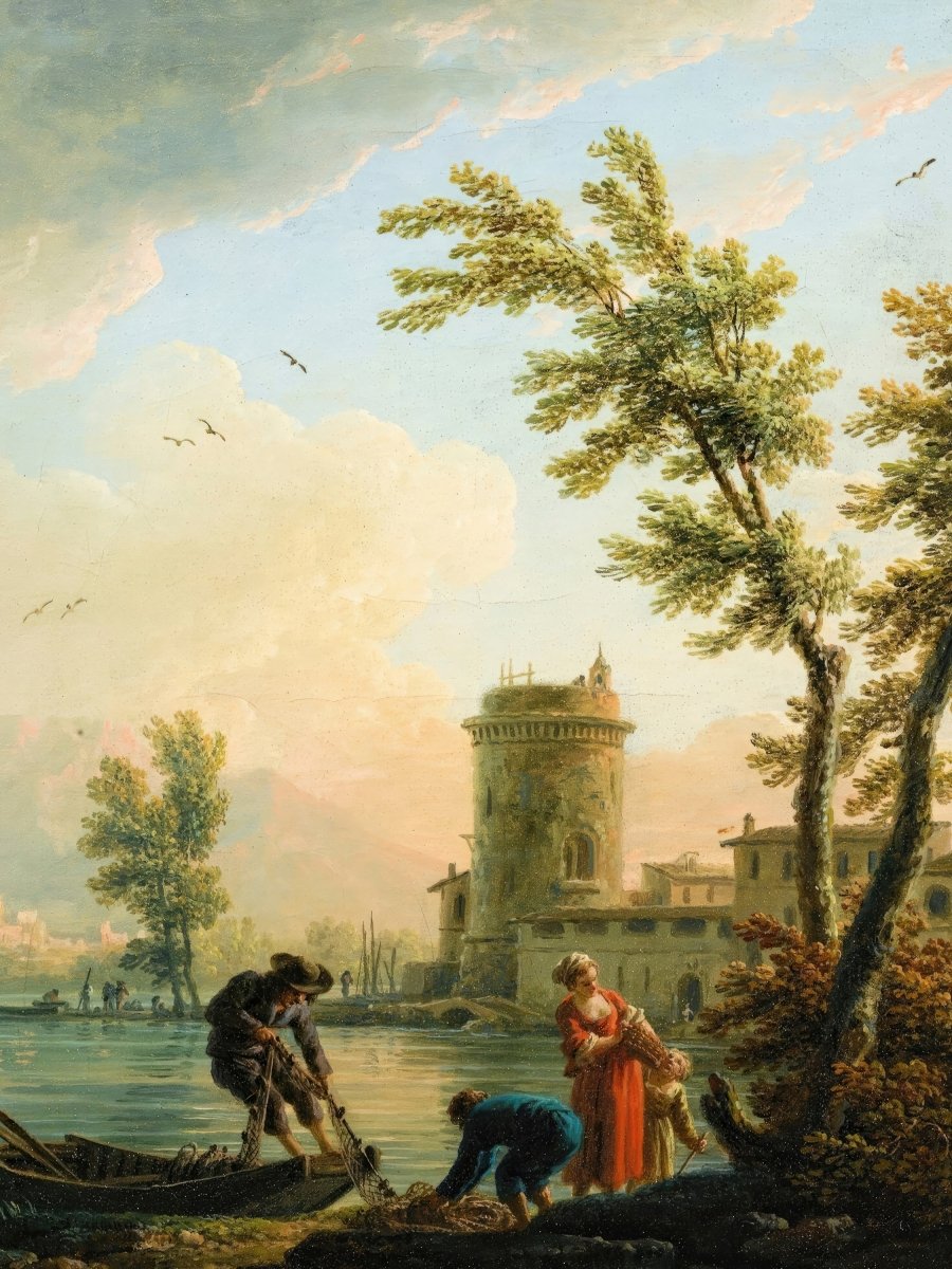 Fishers At Sunrise | Claude Vernet | Ave Legato Art Prints