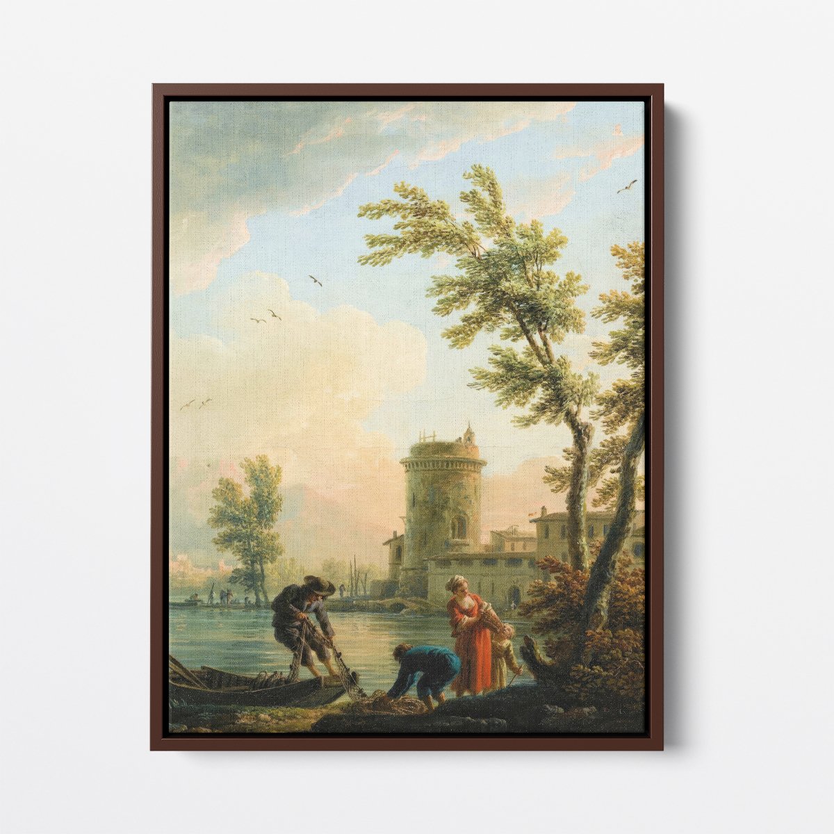 Fishers At Sunrise | Claude Vernet | Ave Legato Art Prints