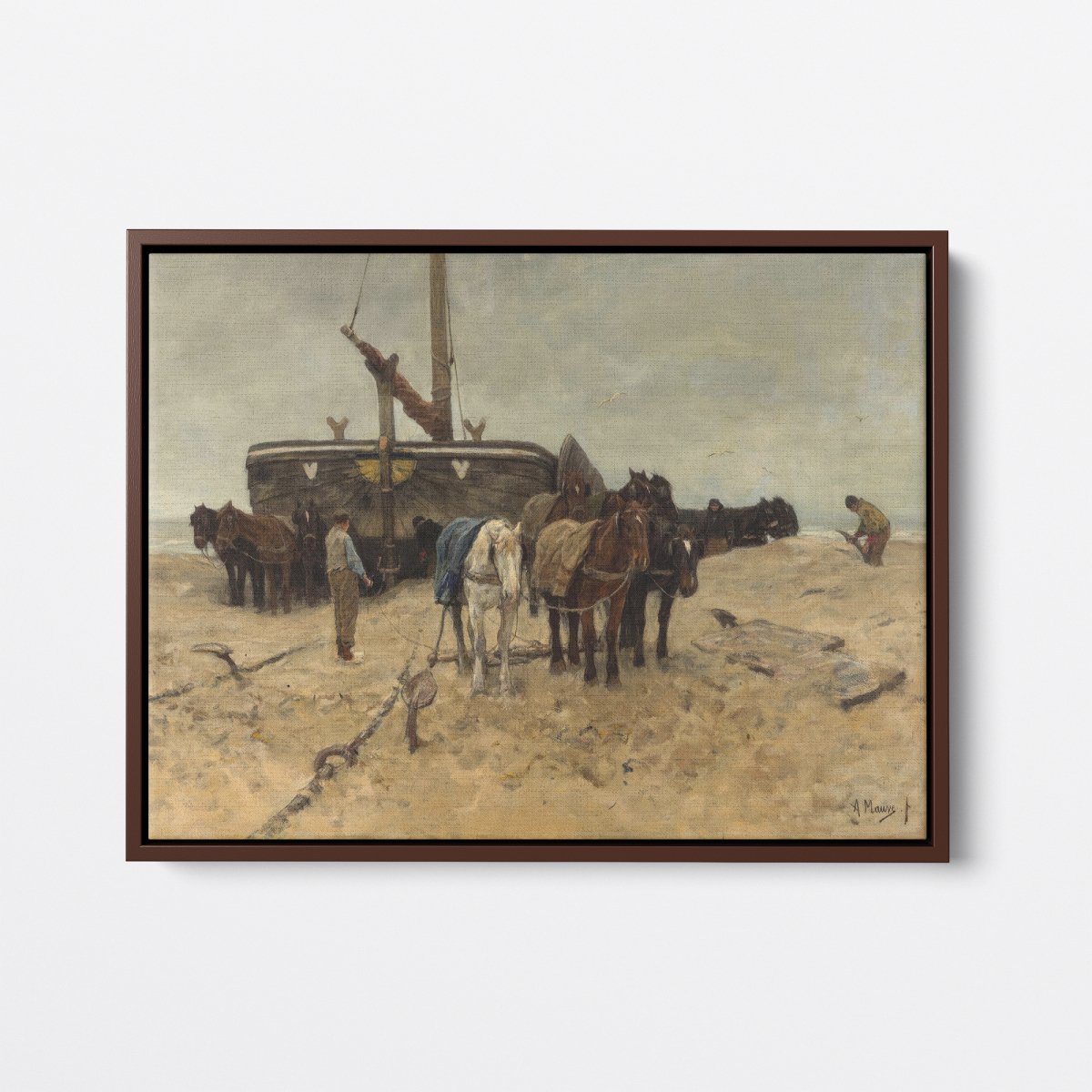 Fishing Boat on the Beach | Anton Mauve | Ave Legato Art Prints