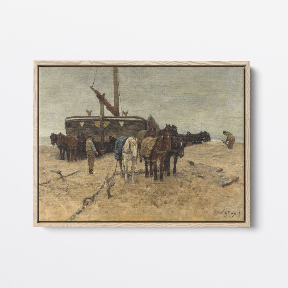 Fishing Boat on the Beach | Anton Mauve | Ave Legato Art Prints