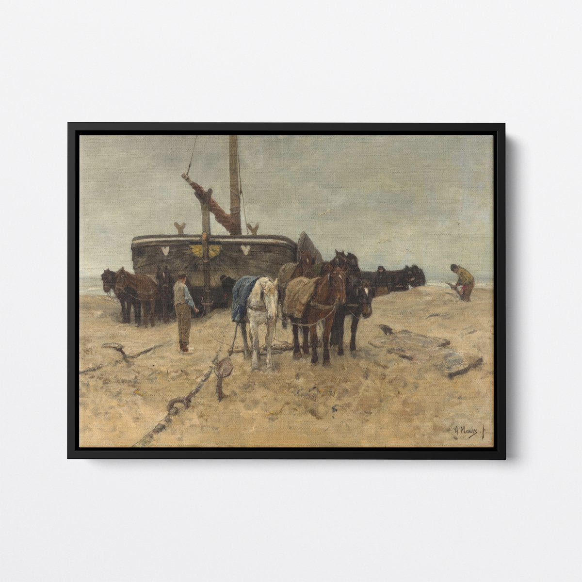 Fishing Boat on the Beach | Anton Mauve | Ave Legato Art Prints