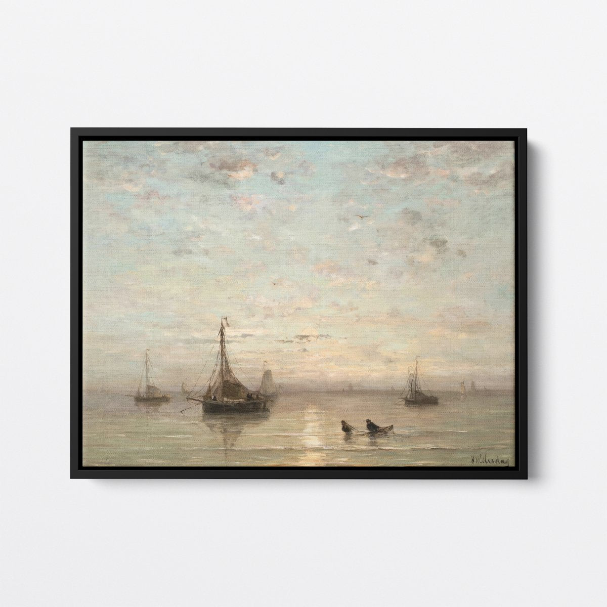 Fishing Boats at Sunset | Hendrik Mesdag | Ave Legato Art Prints