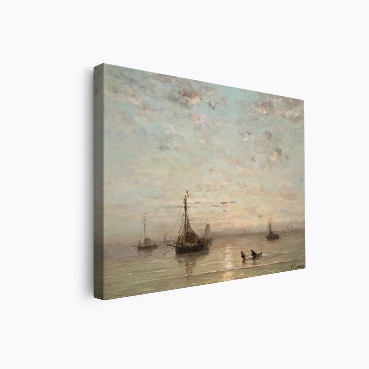 Fishing Boats at Sunset | Hendrik Mesdag | Ave Legato Art Prints