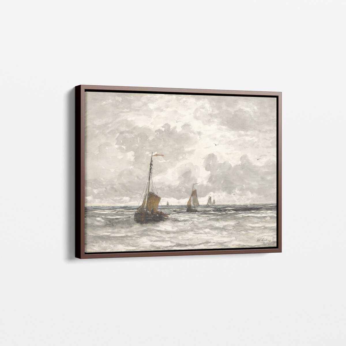 Fishing Boats on the Breakers | Hendrik Mesdag | Ave Legato Art Prints