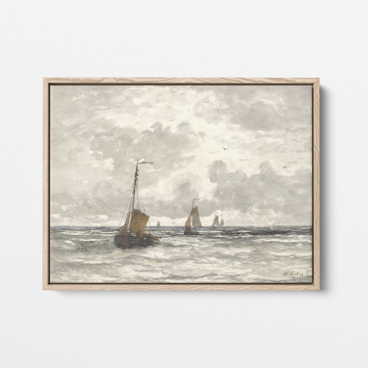 Fishing Boats on the Breakers | Hendrik Mesdag | Ave Legato Art Prints