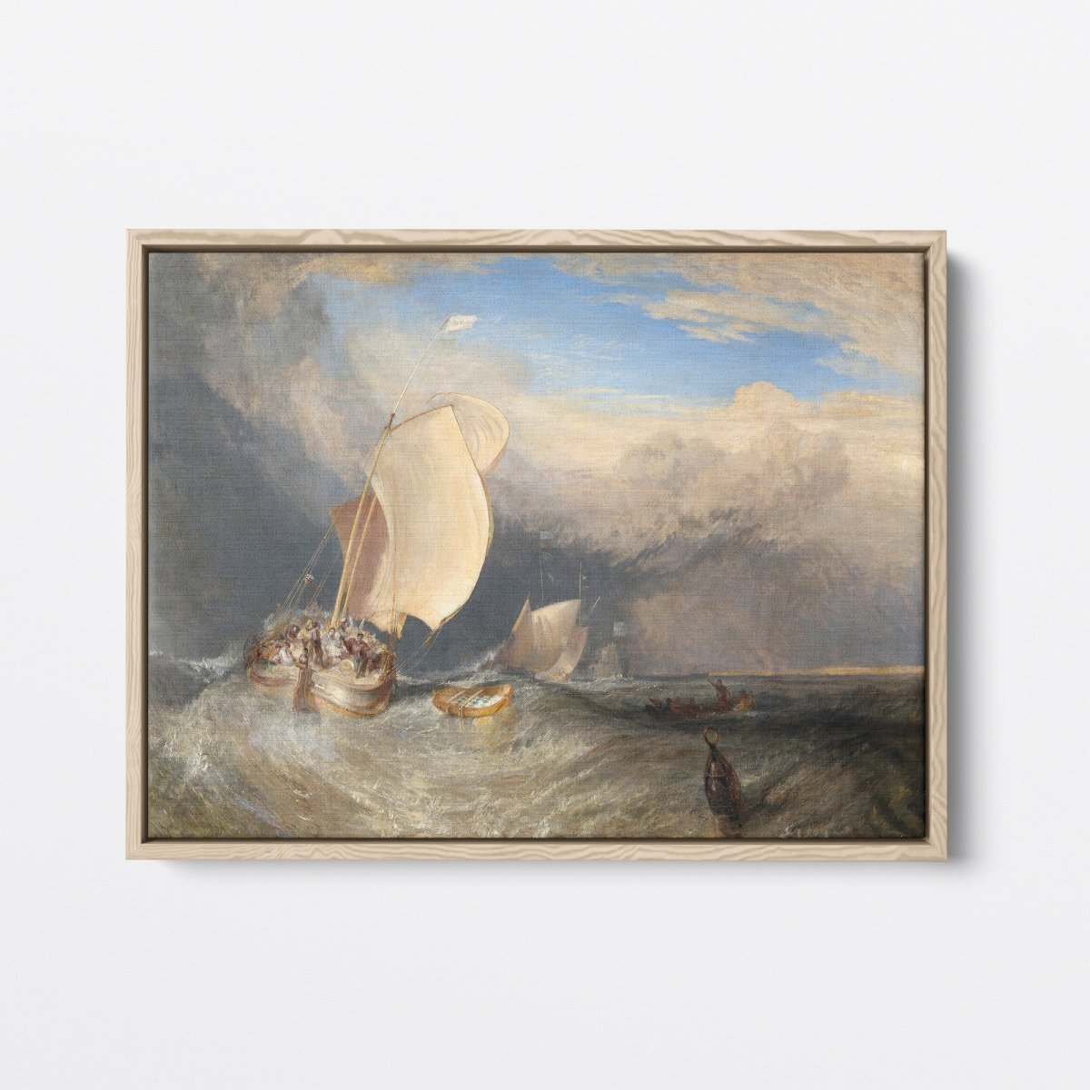 Fishing Boats with Hucksters Bargaining for Fish | J.M.W. Turner | Ave Legato Art Prints