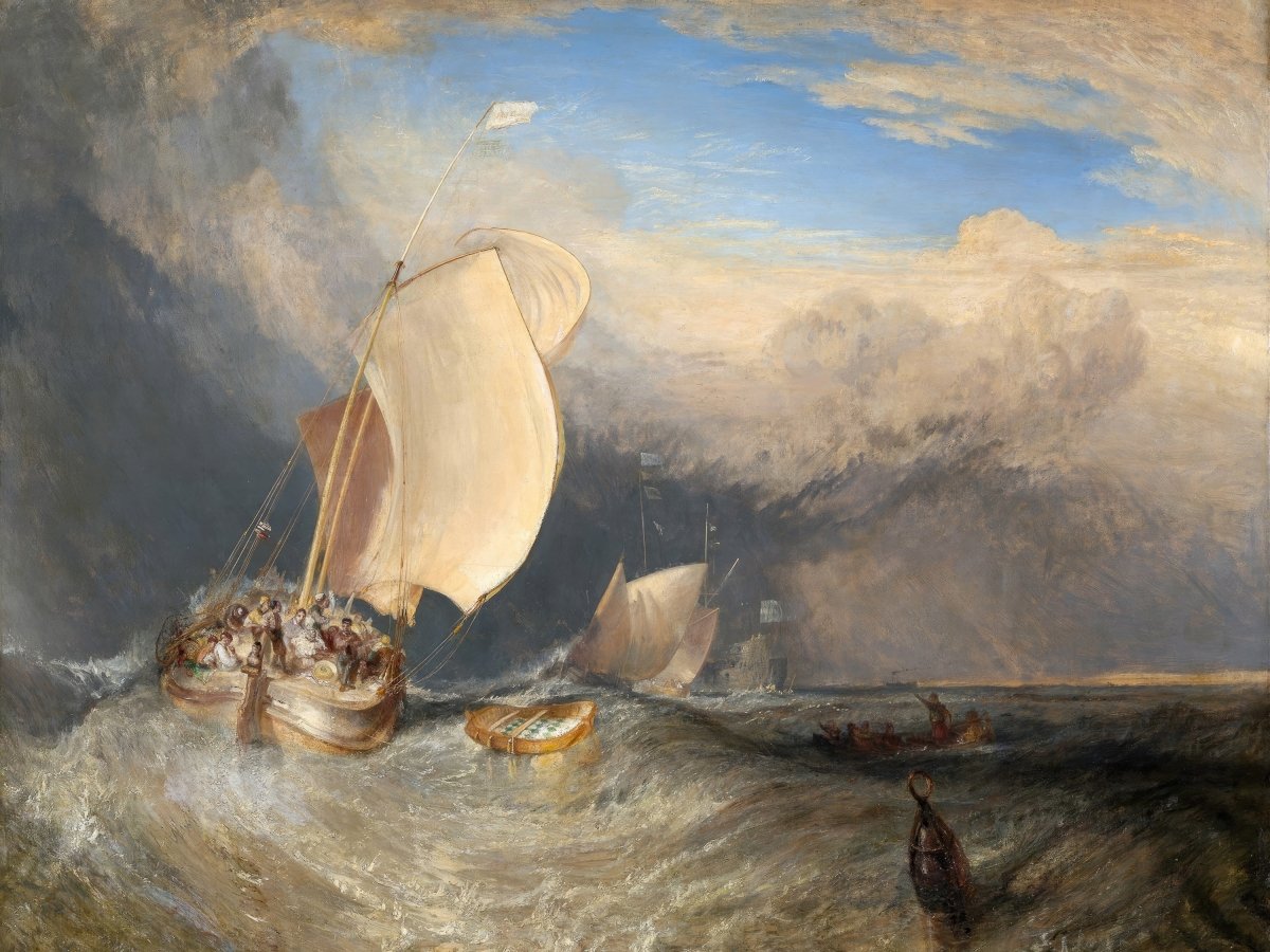 Fishing Boats with Hucksters Bargaining for Fish | J.M.W. Turner | Ave Legato Art Prints