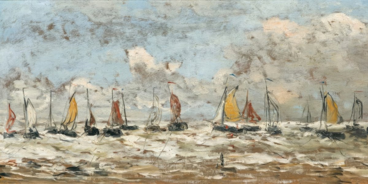 Fishing Fleet Off The Dutch Coast | Hendrik Mesdag | Ave Legato Art Prints