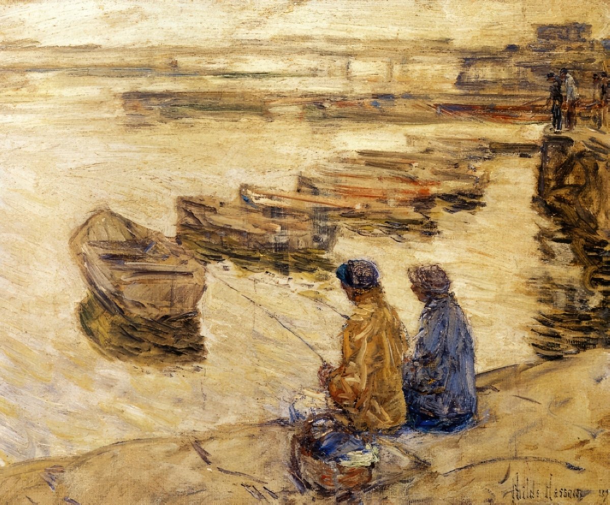 Fishing Together | Childe Hassam | Ave Legato Art Prints