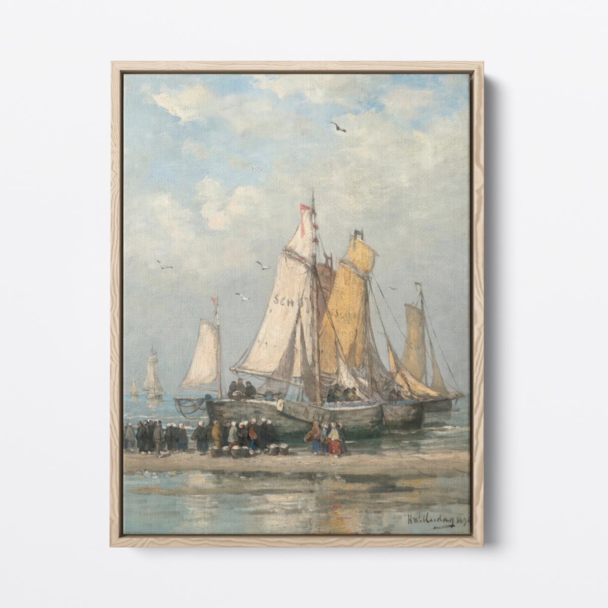 Fleet On Scheveningen Beach | Hendrik Mesdag | Ave Legato Art Prints