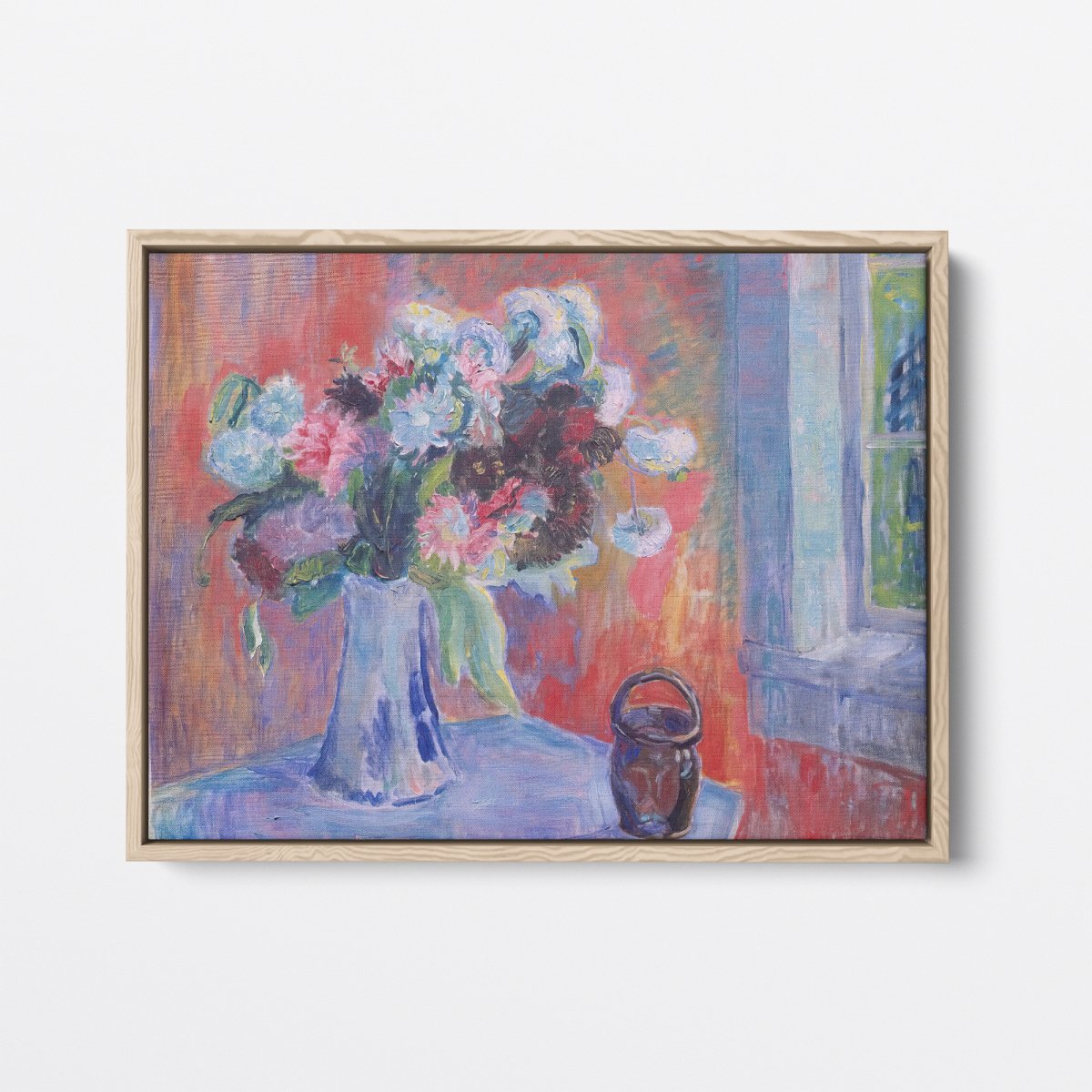 Flower Vase in Red Interior | Thorvald Erichsen | Ave Legato Art Prints