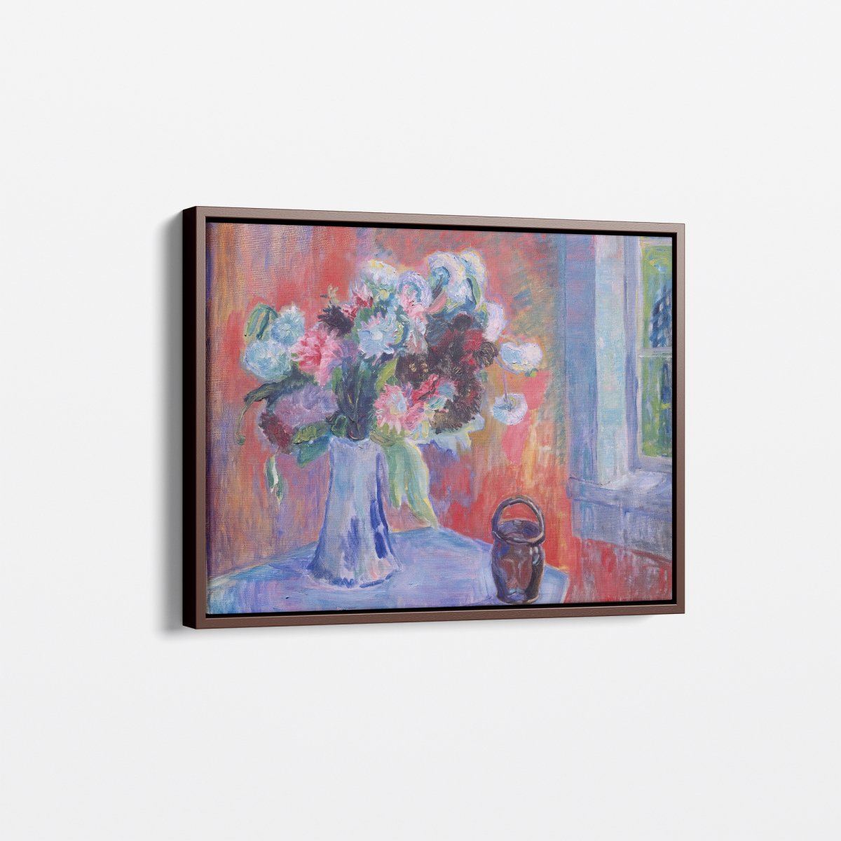 Flower Vase in Red Interior | Thorvald Erichsen | Ave Legato Art Prints