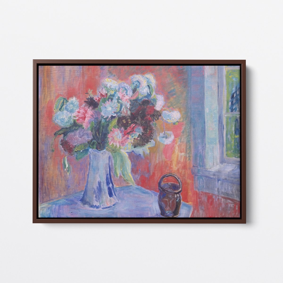 Flower Vase in Red Interior | Thorvald Erichsen | Ave Legato Art Prints