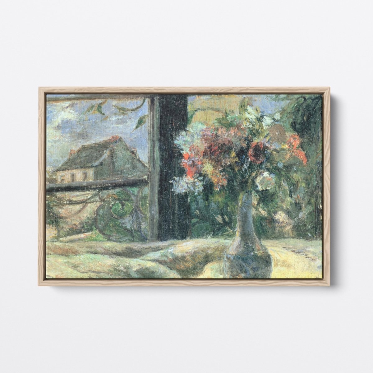 Flower Vase in Window | Paul Gauguin | Ave Legato Art Prints