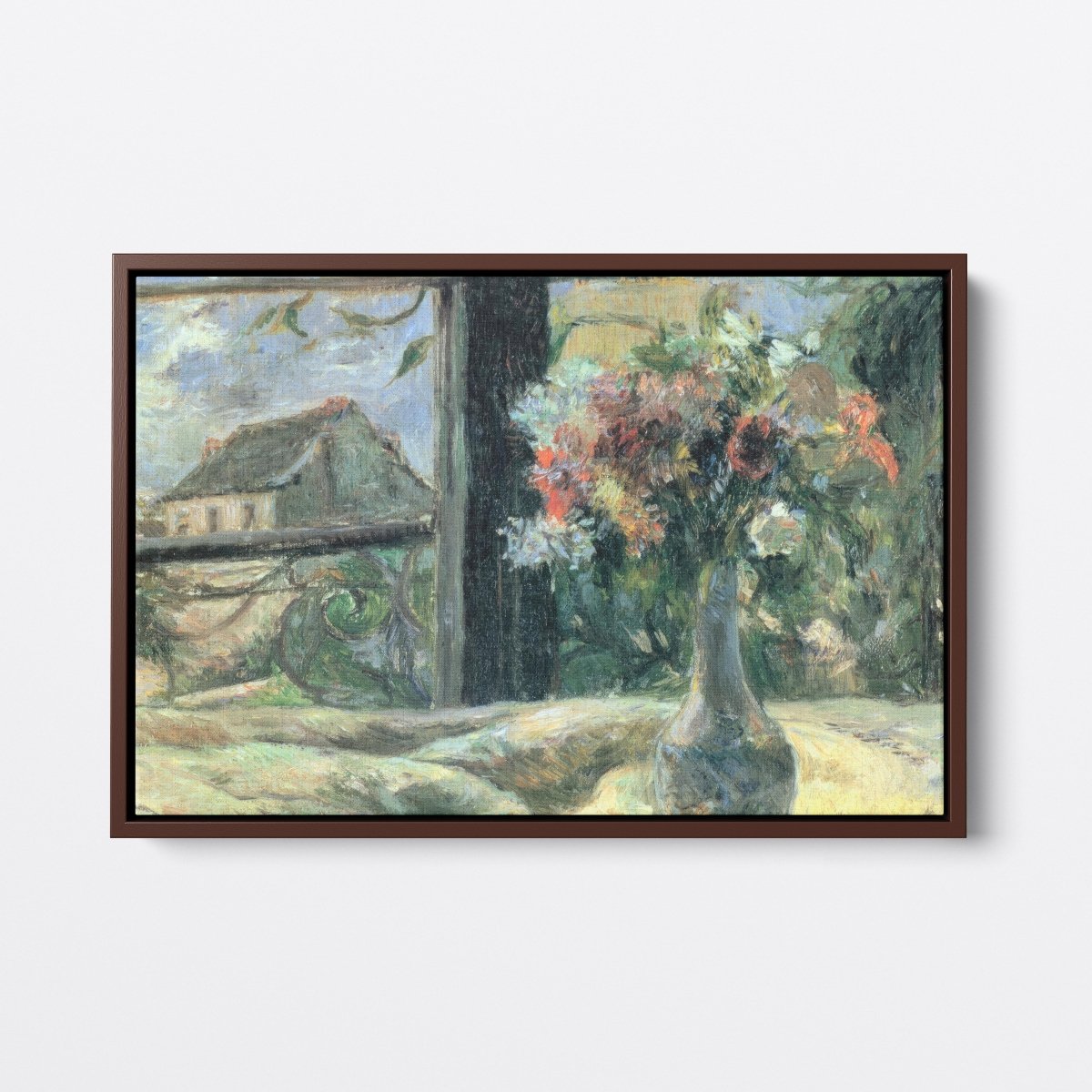 Flower Vase in Window | Paul Gauguin | Ave Legato Art Prints