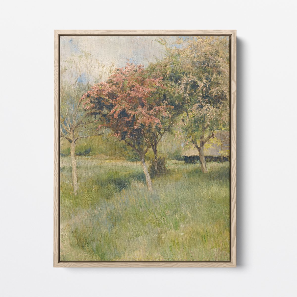 Flowering Hawthorn (View from Chantilly) | Albert Edelfelt | Ave Legato Art Prints