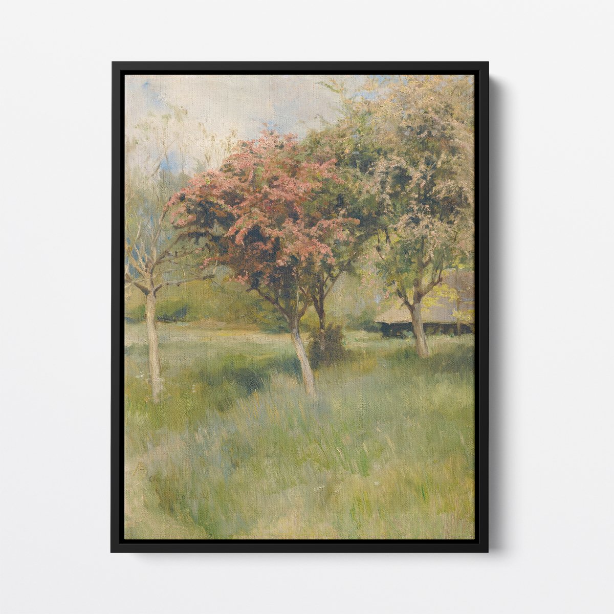 Flowering Hawthorn (View from Chantilly) | Albert Edelfelt | Ave Legato Art Prints