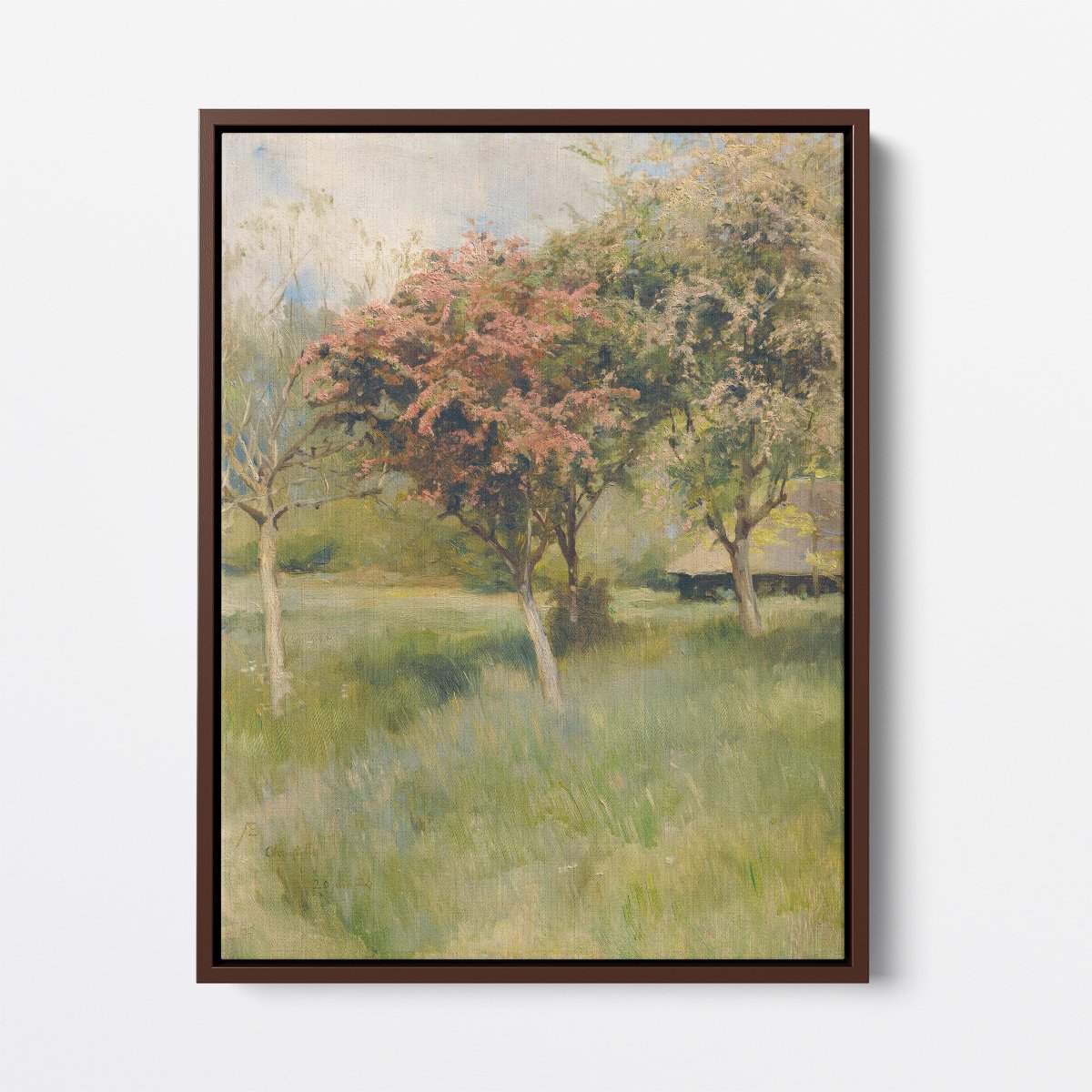 Flowering Hawthorn (View from Chantilly) | Albert Edelfelt | Ave Legato Art Prints