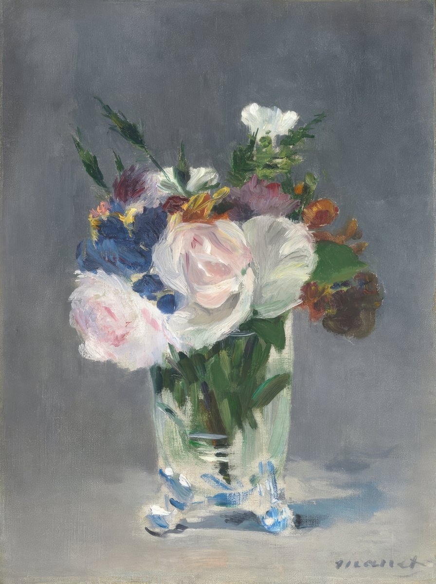 Flowers In A Crystal Vase | Édouard Manet | Ave Legato Art Prints