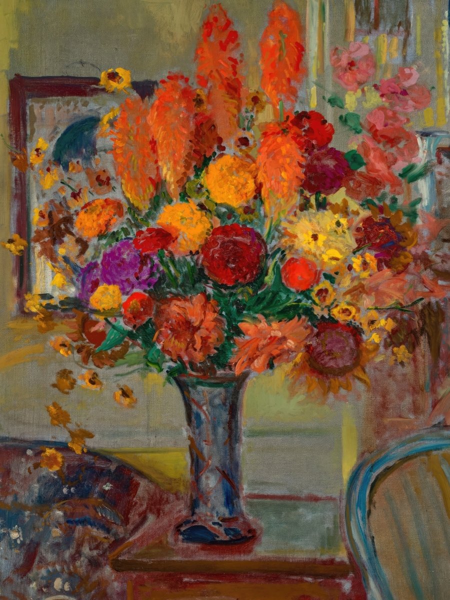 Flowers in an Interior | Jacques - Émile Blanche | Ave Legato Art Prints