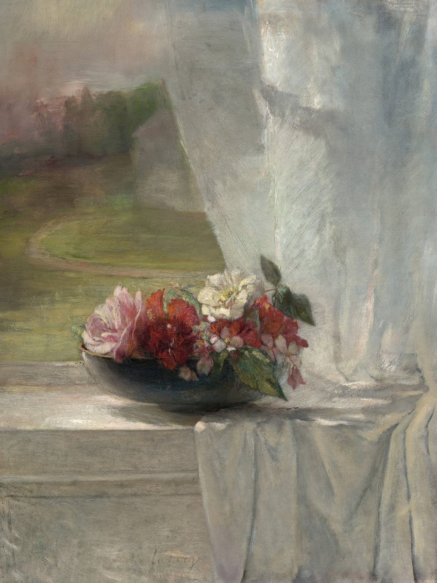 Flowers on a Window Ledge | John LaFarge | Ave Legato Art Prints