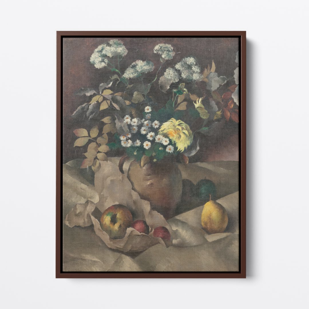 Flowers & Pears | Paul-Elie Gernez | Ave Legato | Canvas Art Prints | Vintage Artwork