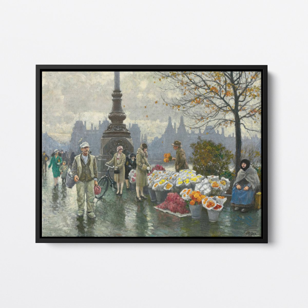 Flowersellers at Dr. Louises | Paul Fischer | Ave Legato Art Prints