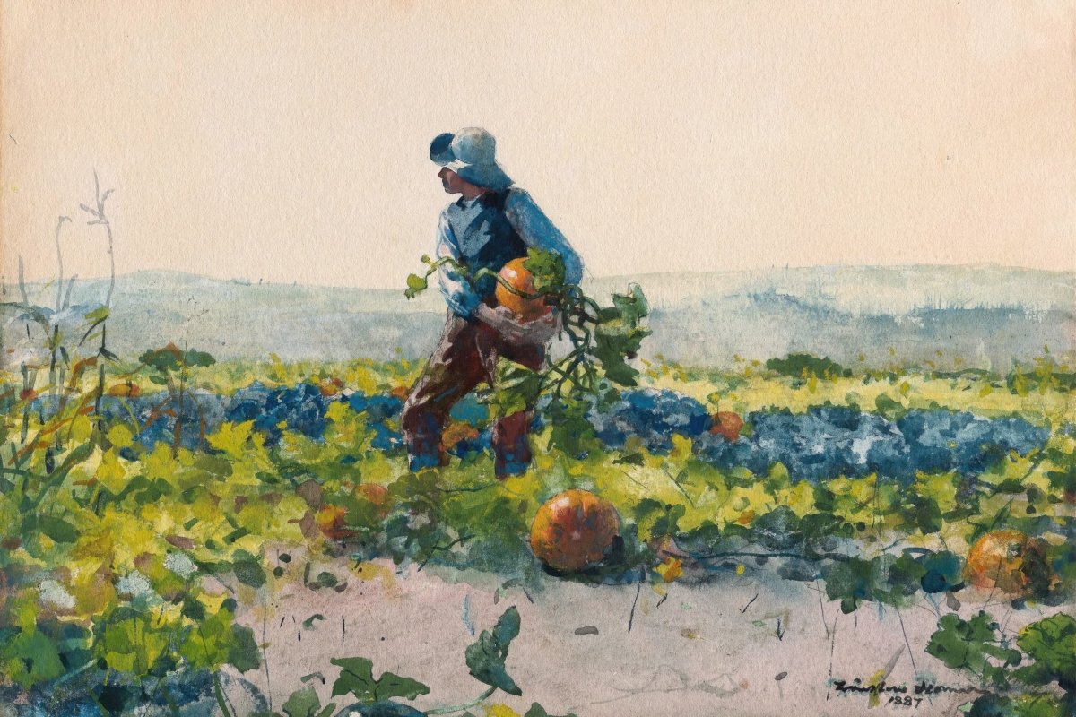 For To Be a Farmer's Boy | Winslow Homer | Ave Legato Art Prints