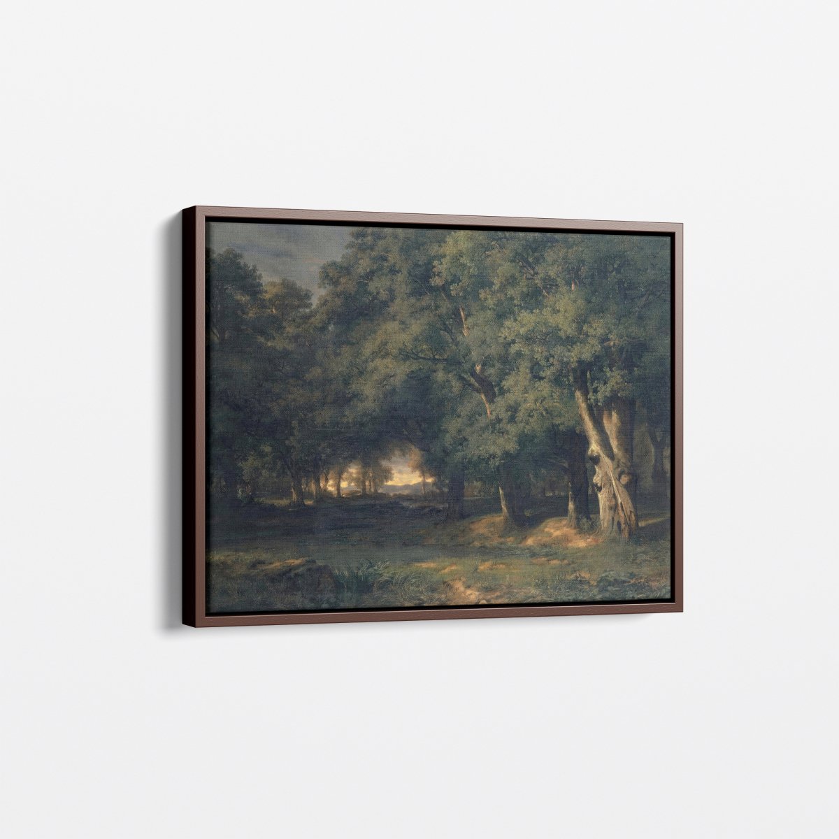 Forest Landscape with Stag Hunt | Alexandre Calame | Ave Legato Art Prints