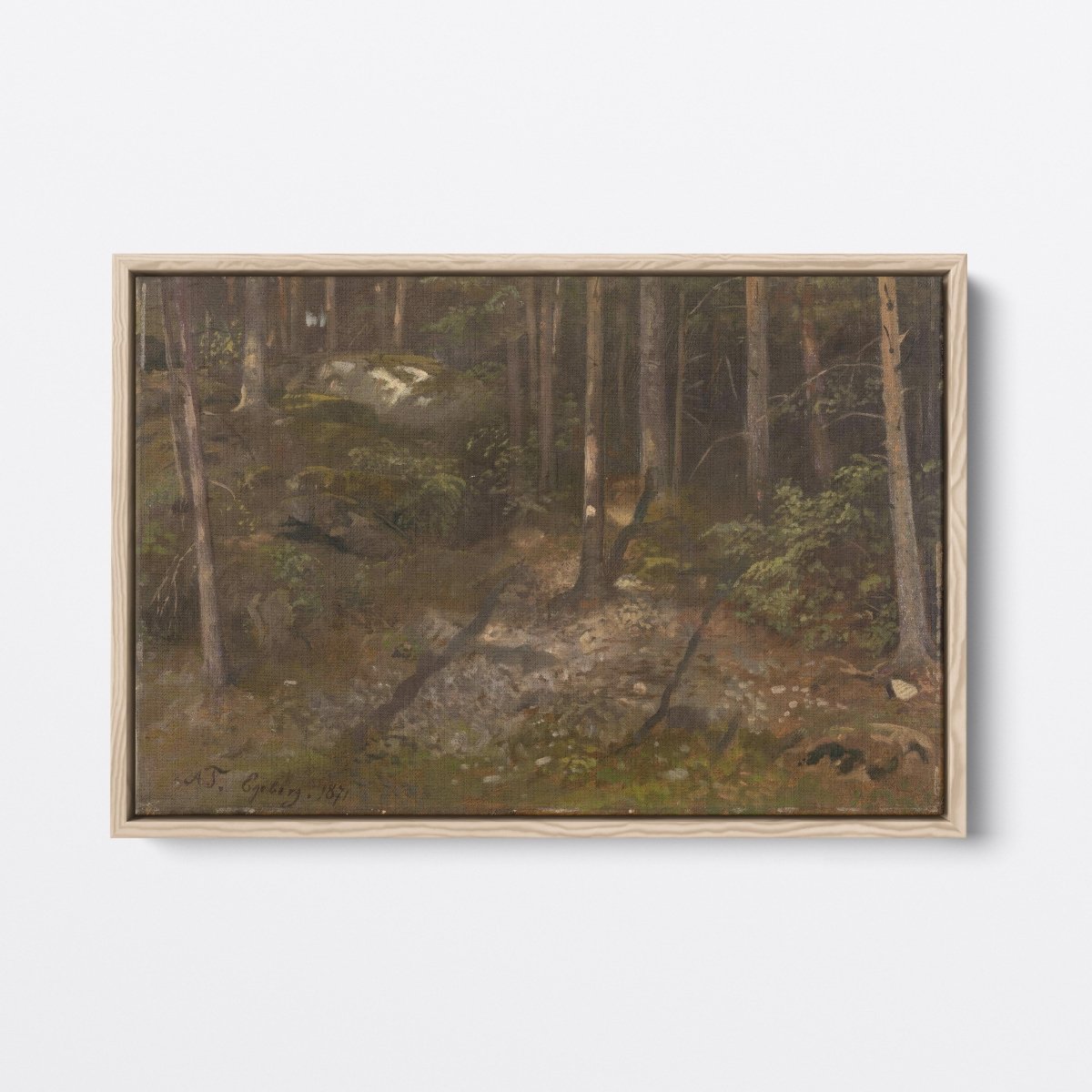 Forest Study | Adolph Tidemand | Ave Legato Art Prints