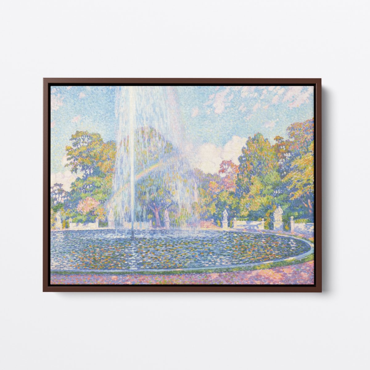 Fountain in Sanssouci | Theo van Rysselberghe | Ave Legato | Canvas Art Prints | Vintage Artwork