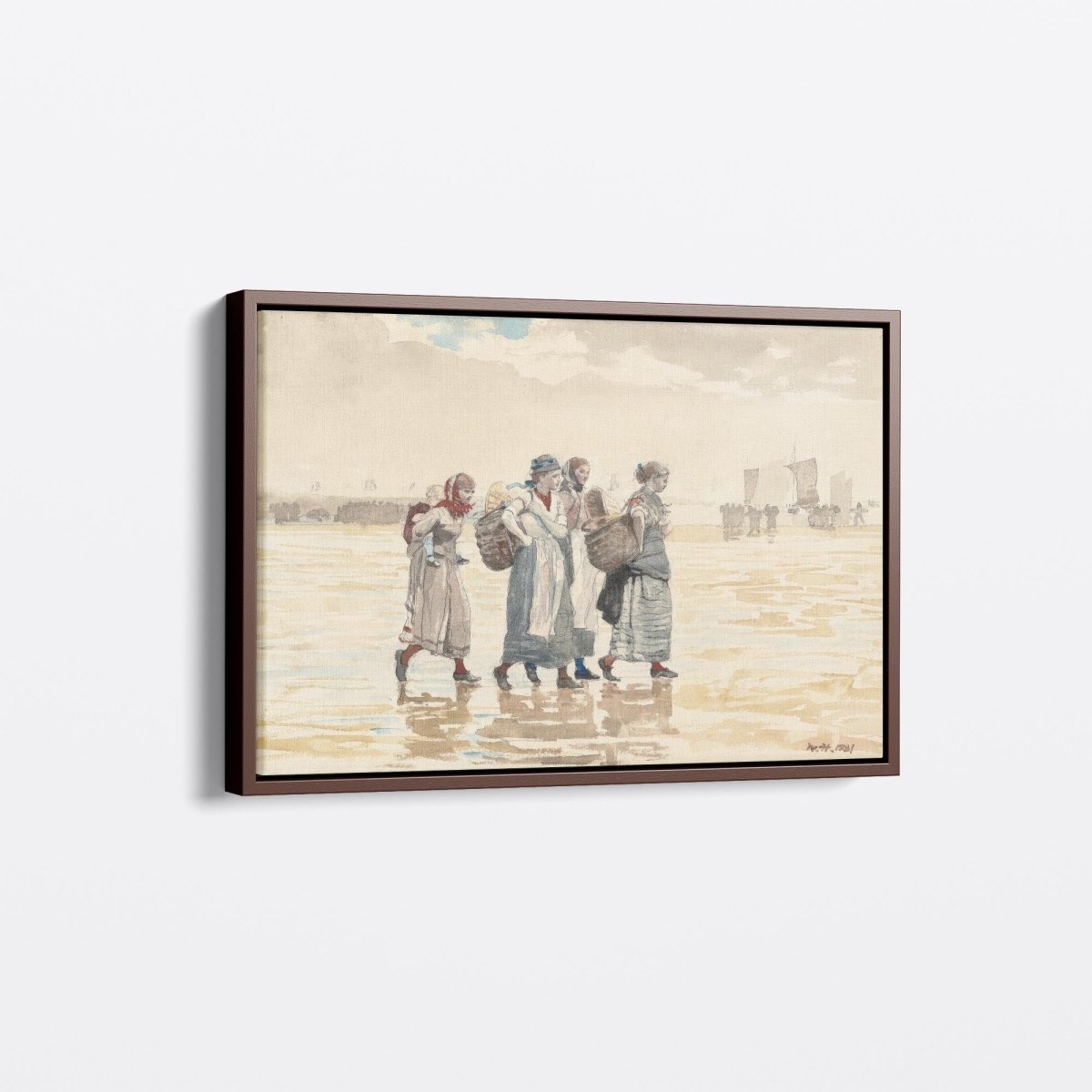 Four Fishwives on the Beach | Winslow Homer | Ave Legato Art Prints