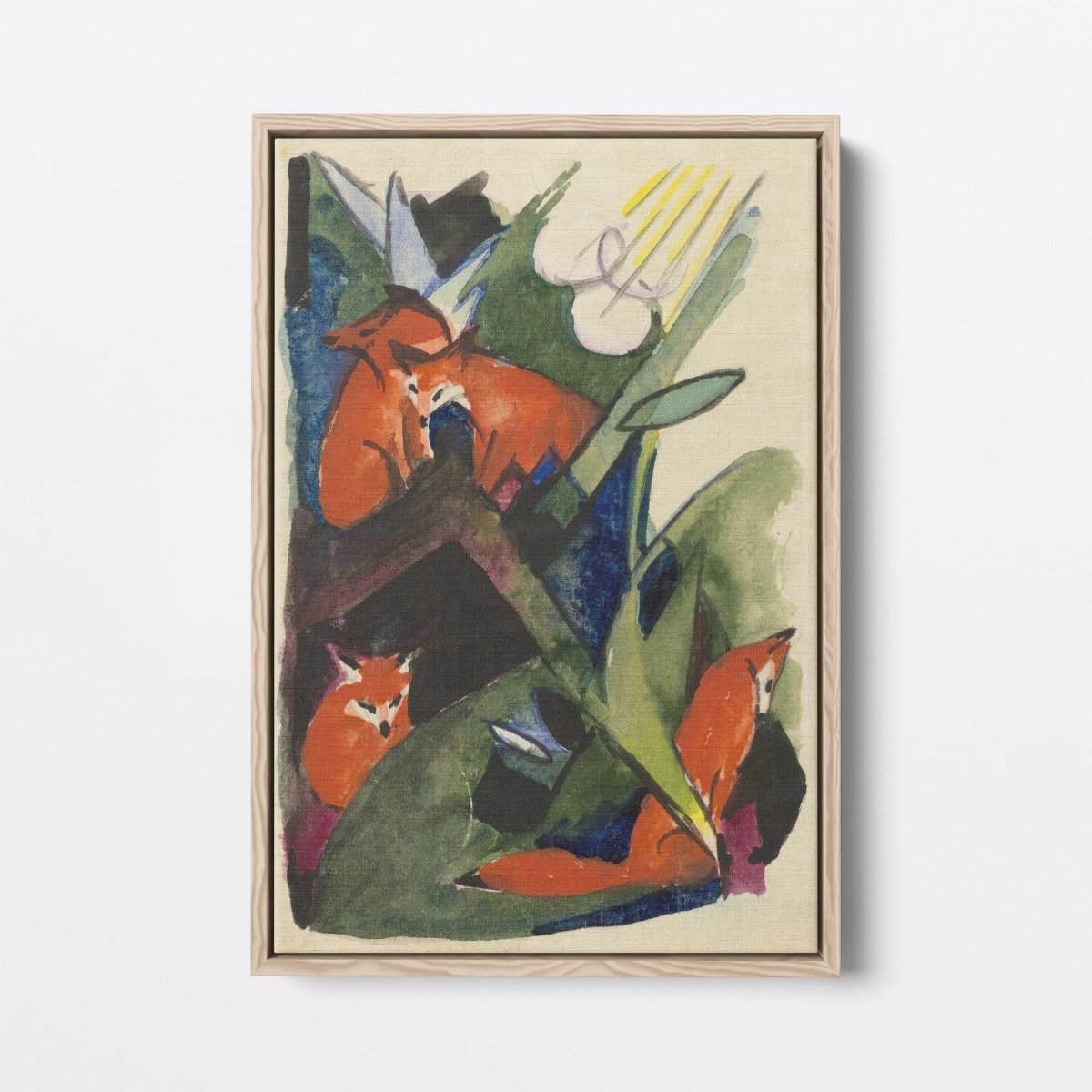 Four Foxes | Franz Marc | Ave Legato Art Prints