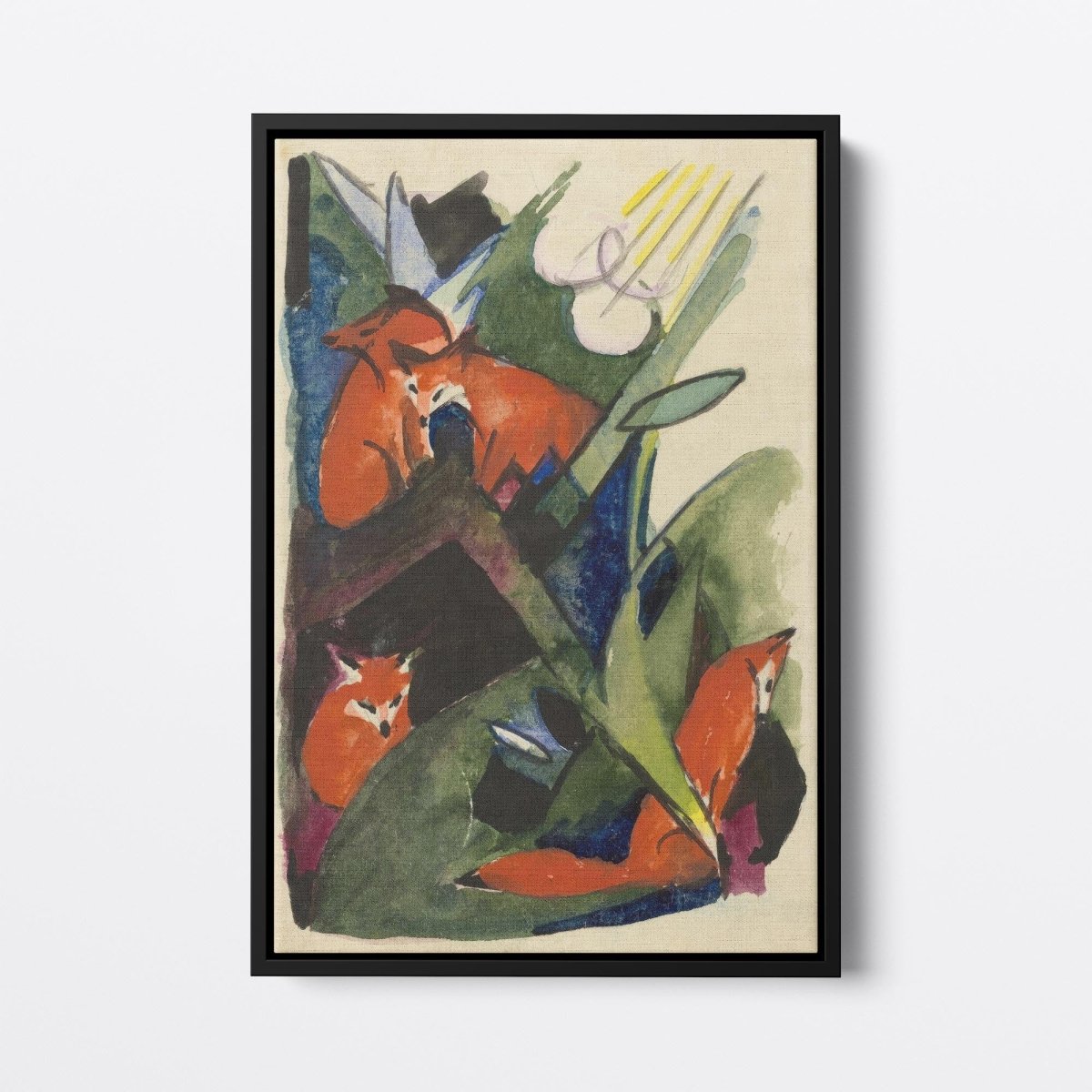 Four Foxes | Franz Marc | Ave Legato Art Prints