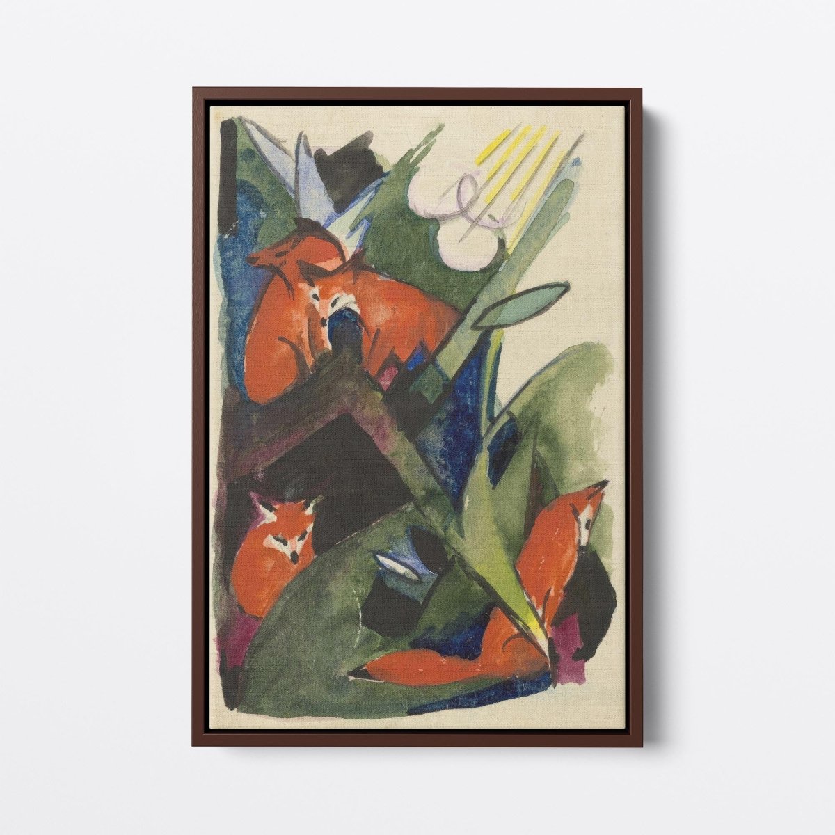 Four Foxes | Franz Marc | Ave Legato Art Prints