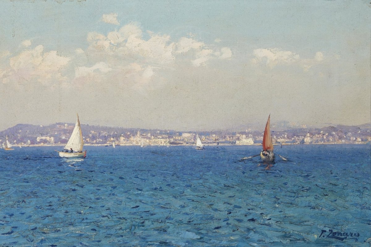 French Riviera | Fausto Zonaro | Ave Legato Art Prints