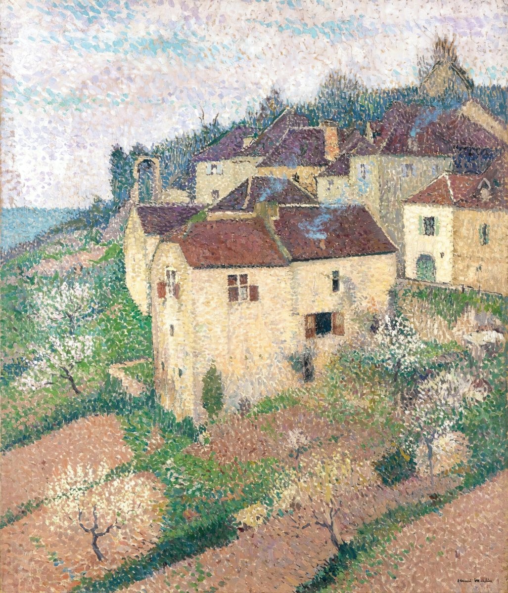 French Village, Saint Cirq - Lapopie | Henri Martin | Ave Legato Art Prints