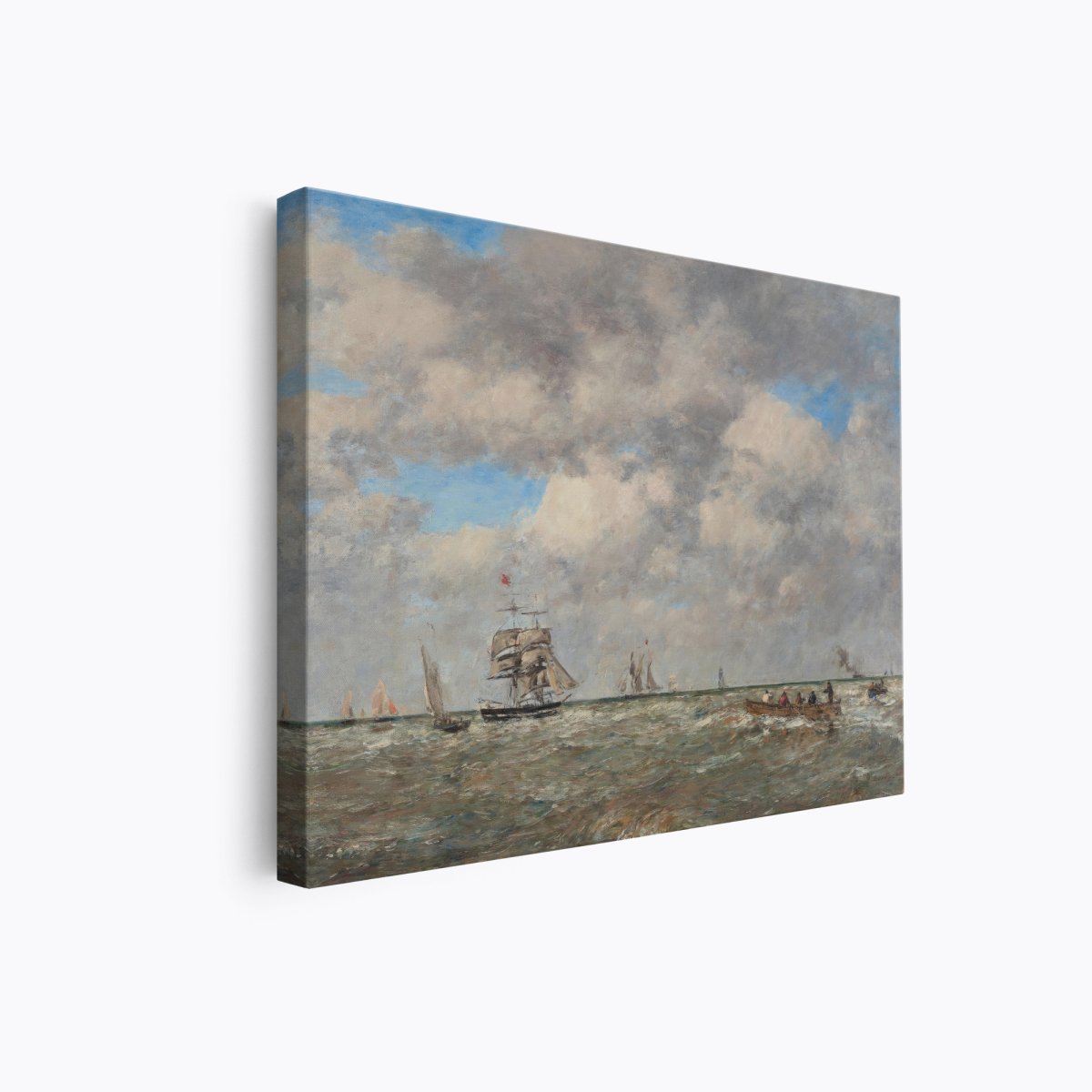 Full Sea, The Seaweed Harvesters | Eugène Boudin | Ave Legato Art Prints