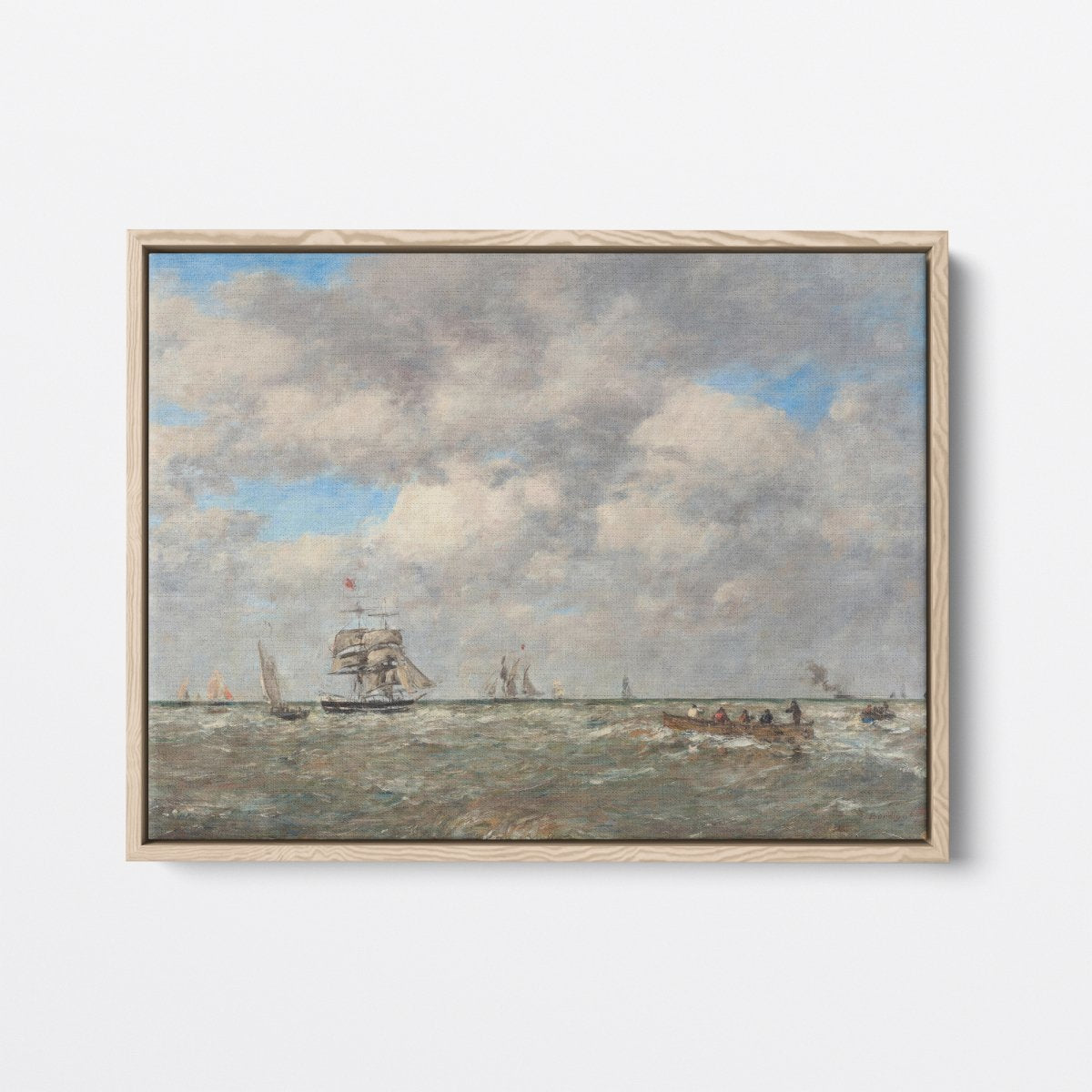 Full Sea, The Seaweed Harvesters | Eugène Boudin | Ave Legato Art Prints