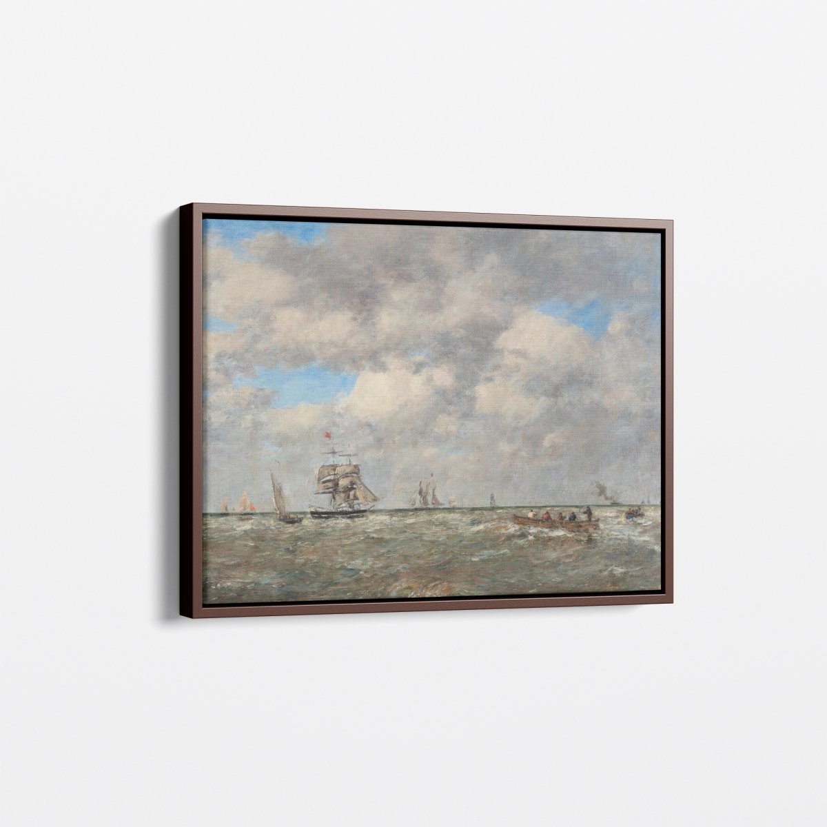 Full Sea, The Seaweed Harvesters | Eugène Boudin | Ave Legato Art Prints