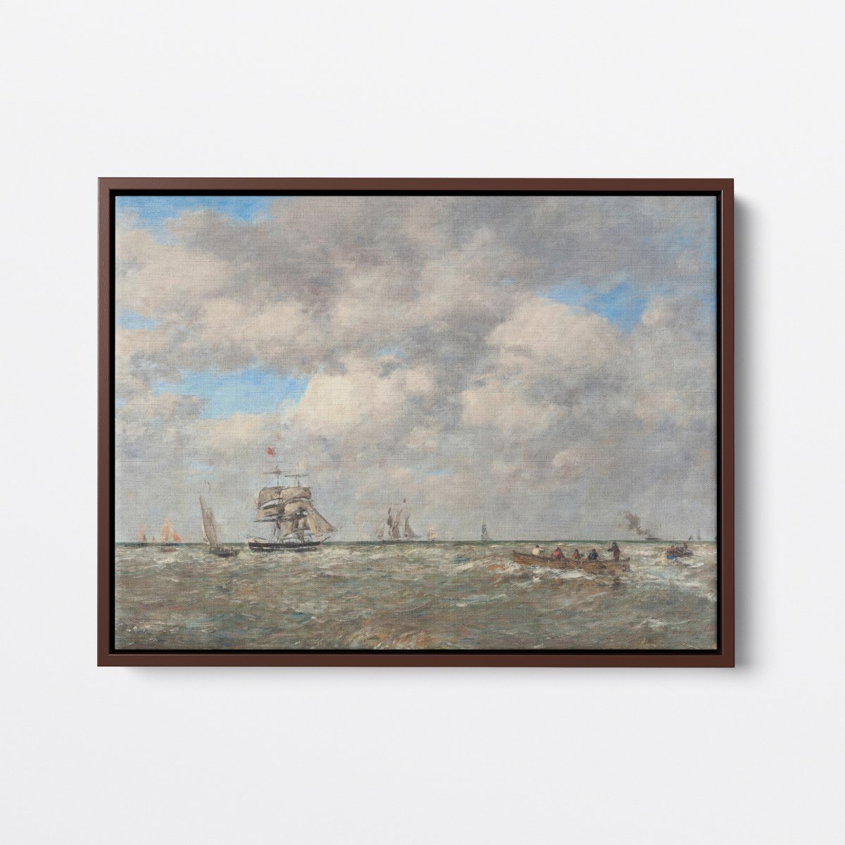 Full Sea, The Seaweed Harvesters | Eugène Boudin | Ave Legato Art Prints